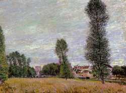 The Village Of Moret - Seen From The Fields