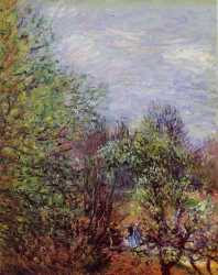 Two Women Walking Along The Riverbank