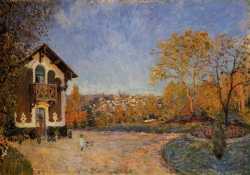 View Of Marly-le-Roi From House At Coeur-Colant