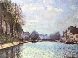 View Of The Canal St. Martin