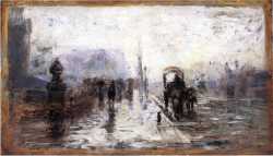 Street Scene With Carriage