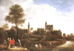 A View Of Het Sterckshof Near Antwerp