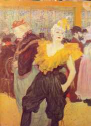 The Clowness Cha-U-Kao At The Moulin Rouge - 1895