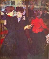 At The Moulin Rouge - Two Women Waltzing