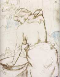 Elles - Woman At Her Toilette - Washing Herself