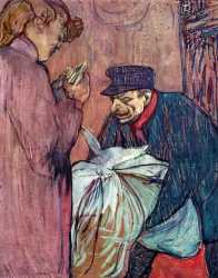 The Laundryman Calling At The Brothel