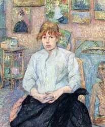 The Redhead With A White Blouse
