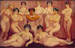 The Wrestlers Or Tabarin Wrestlers (1907-1908)