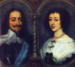 Charles I Of England And Henrietta Of France