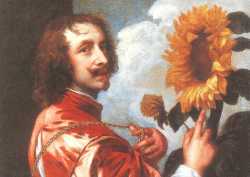 Self Portrait With A Sunflower