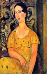 Young Woman In A Yellow Dress (Madame Modot)