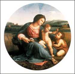 The Alba Madonna, By Raphael