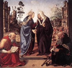 The Visitation With Sts Nicholas And Anthony - 1489-90