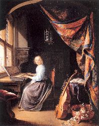 Woman At The Clavichord