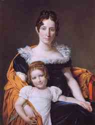 Portrait Of The Vicomtesse Vilain XIV And Her Daughter