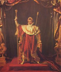 Portrait Of Napoleon In Imperial Garb