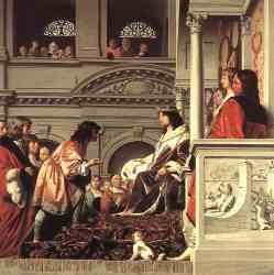 Count Willem II Of Holland Granting Privileges