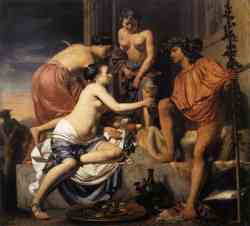 Nymphs Offering The Young Bacchus