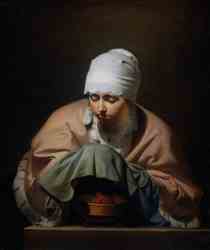 Young Woman Warming Her Hands