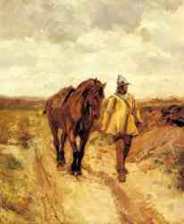 Un Homme D’Armes Et Son Cheval