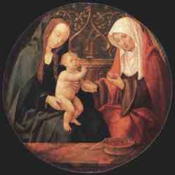 Virgin And Child With St Anne