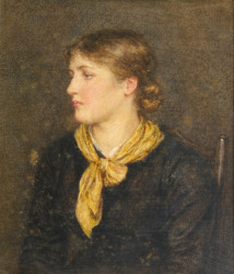 Half Length Portrait Of The Young Woman